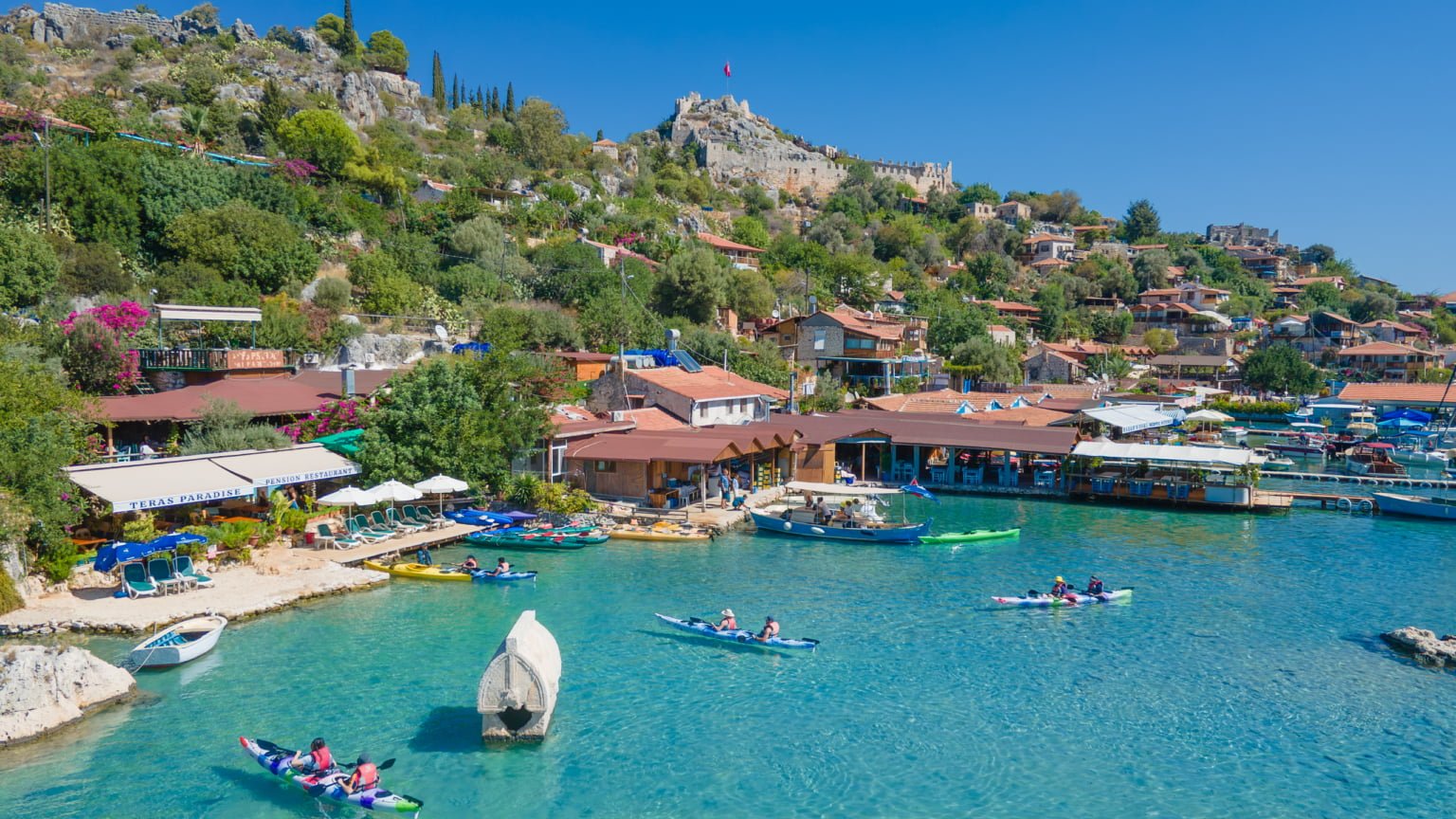 Seekajakfahren Burg Simena Demre