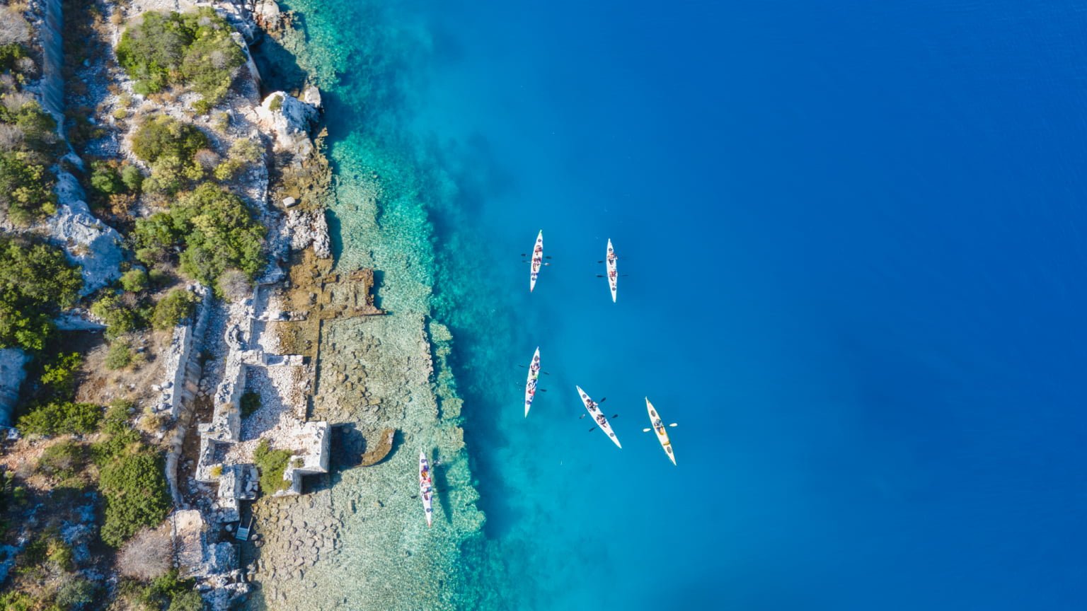 Seekajakfahren Versunkene Stadt Kekova Demre